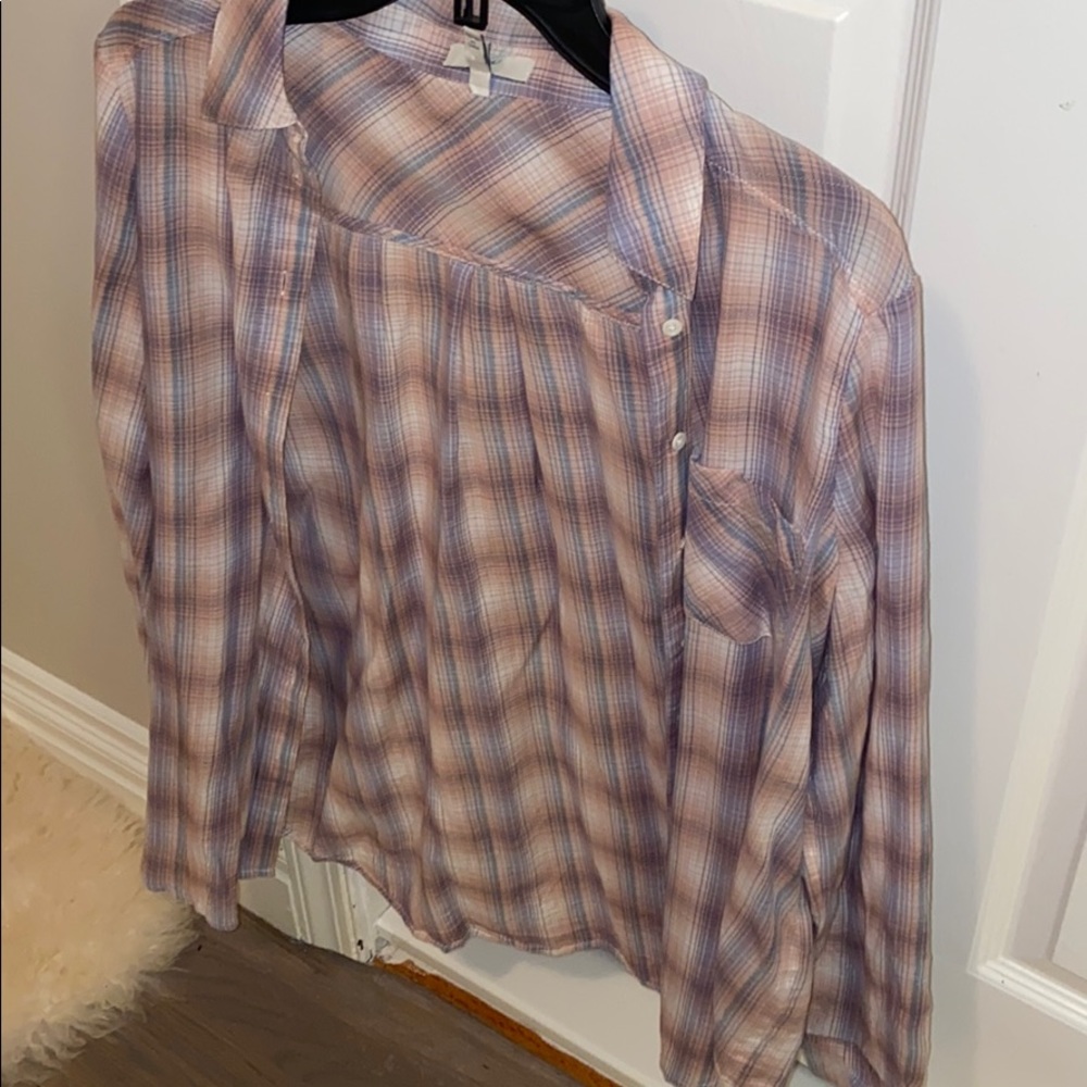 Plaid Button Up - image 2